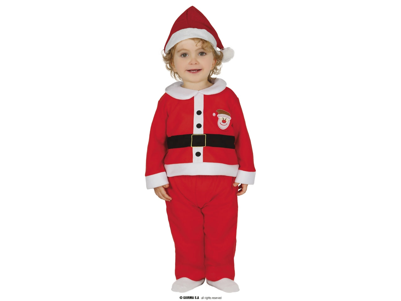 Costume da babbo natale baby taglia 12-18 mesi