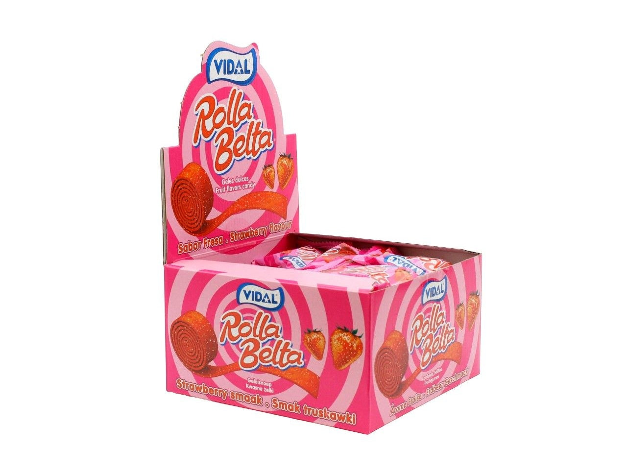 Vidal caramella frizzante rolla belta fragola