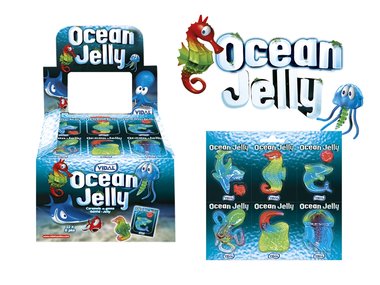 Vidal ocean jelly blister da 66g