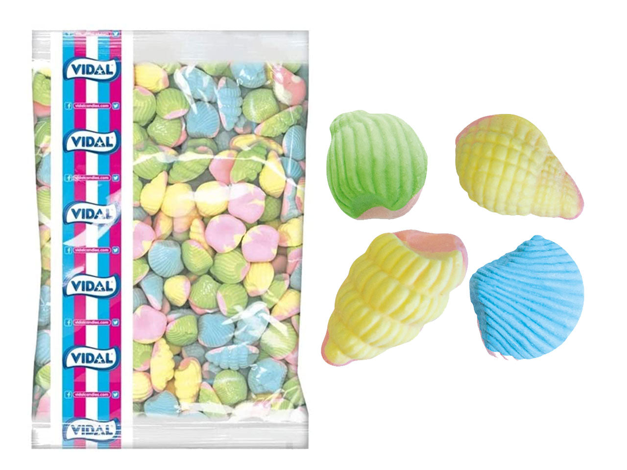 Gommose foam conchiglia in busta da 1,35 kg