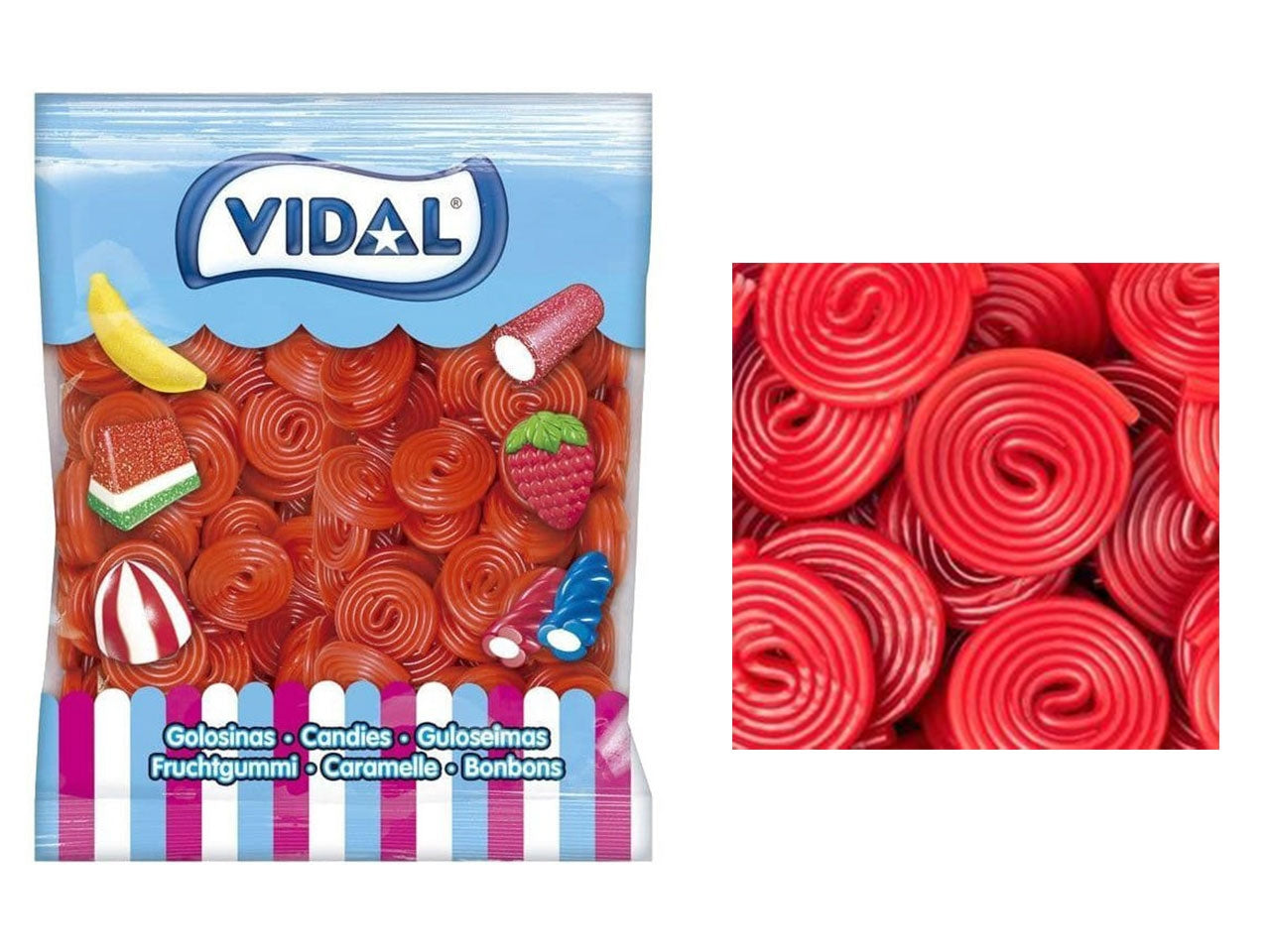 Vidal rotelle rosse di cilegia 1kg