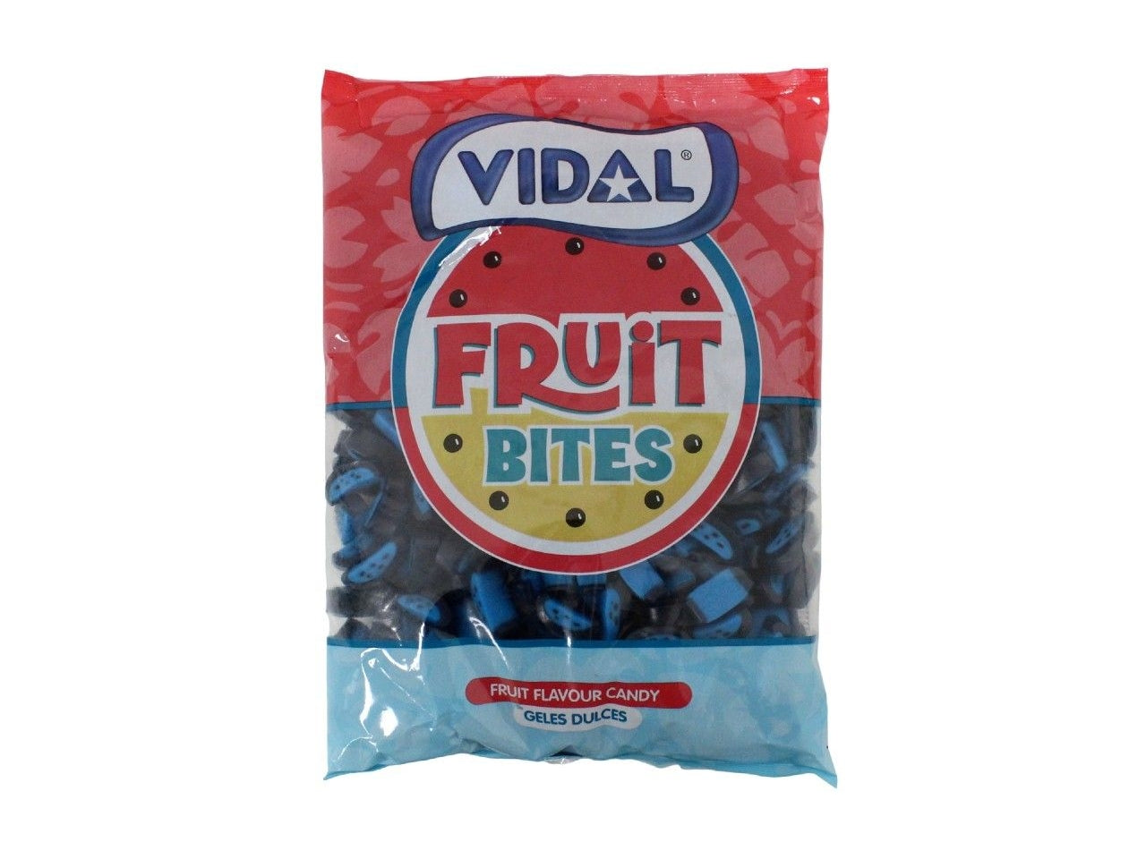 Vidal busta caramelle a forma di lampone alla liquirizia 1,5kg