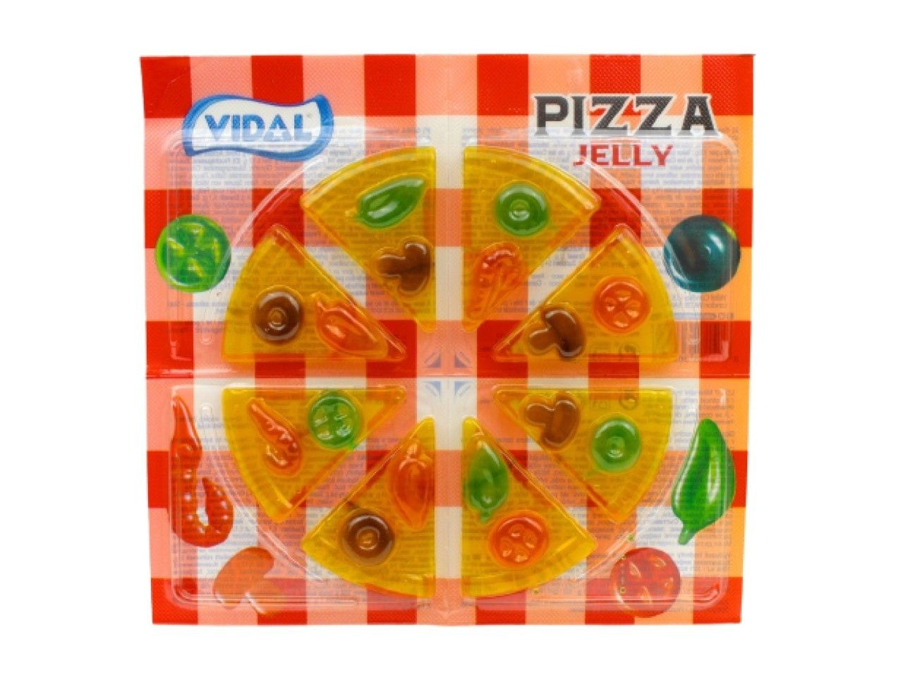 Vidal pizza jelly blister da 66g