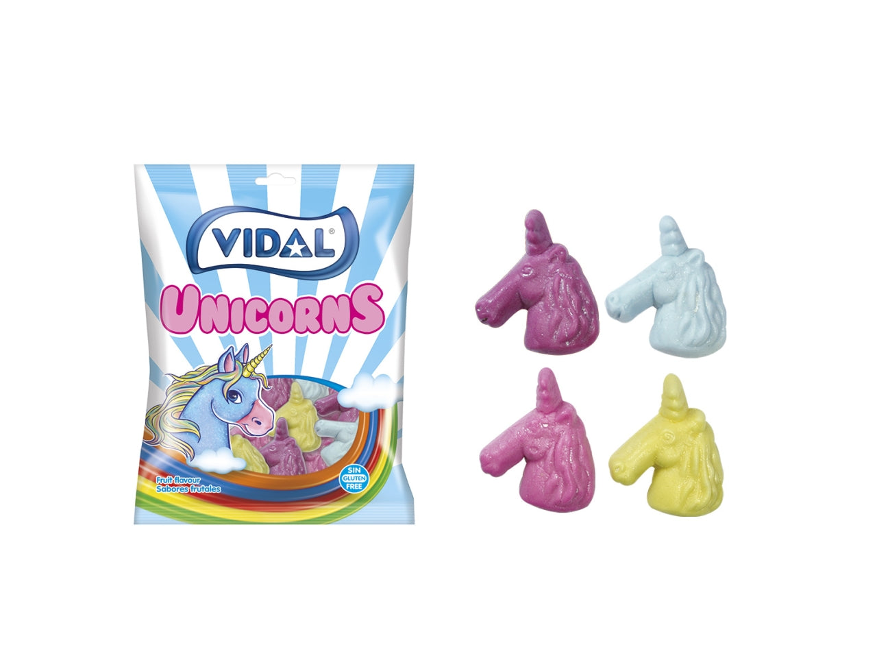 Vidal jelly unicorns 90gr