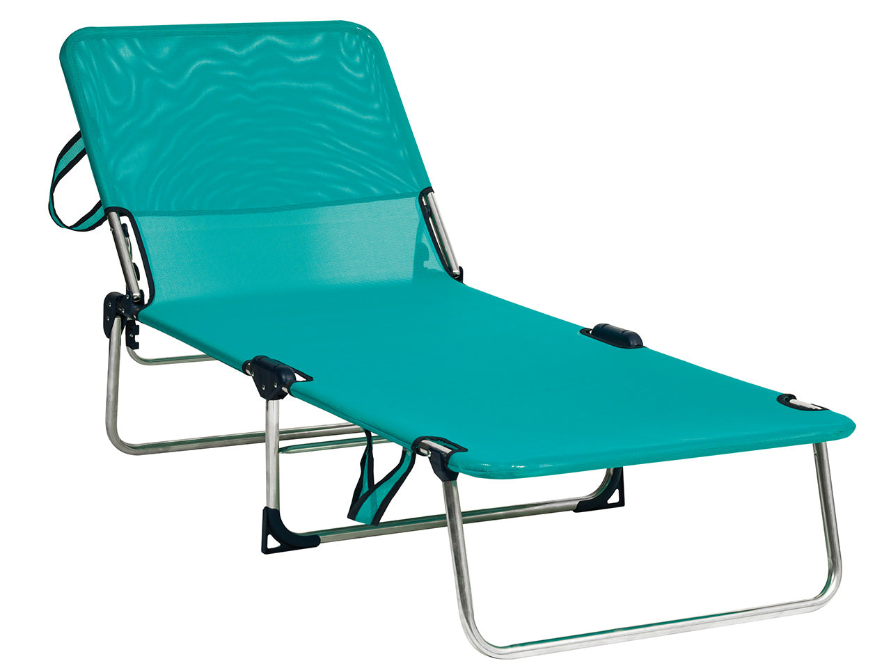 Lettino prendi sole in alluminio 68x67x150cm$