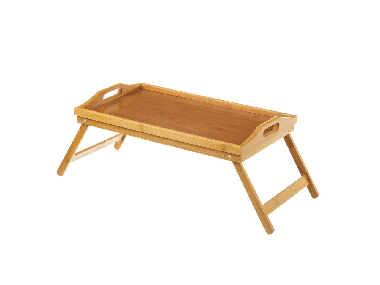 Vassoio con gambe in bambú misura 50x30x22cm