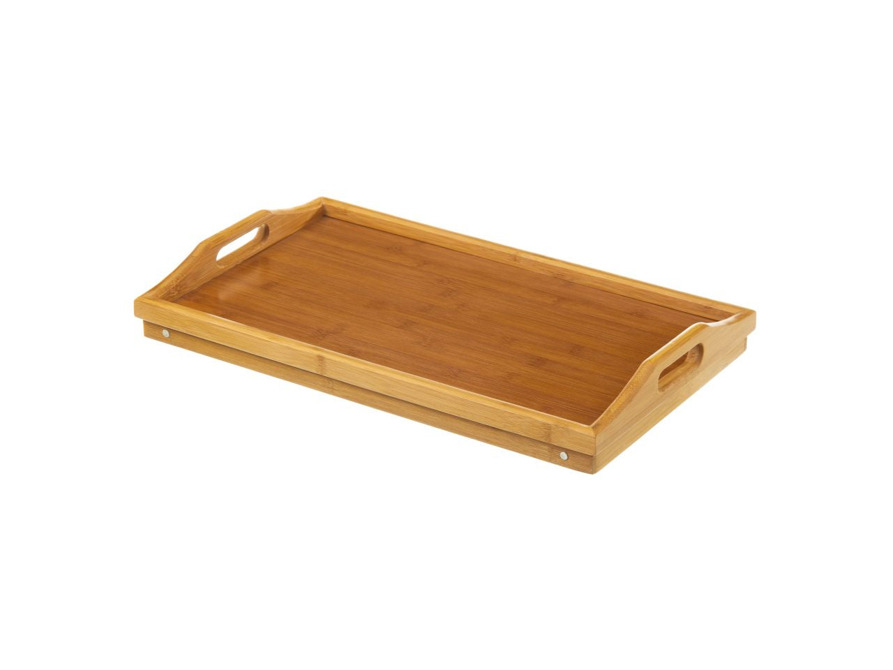 Vassoio con gambe in bambú misura 50x30x22cm