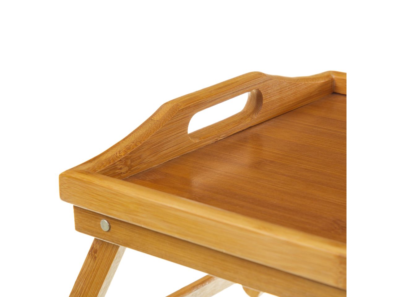 Vassoio con gambe in bambú misura 50x30x22cm