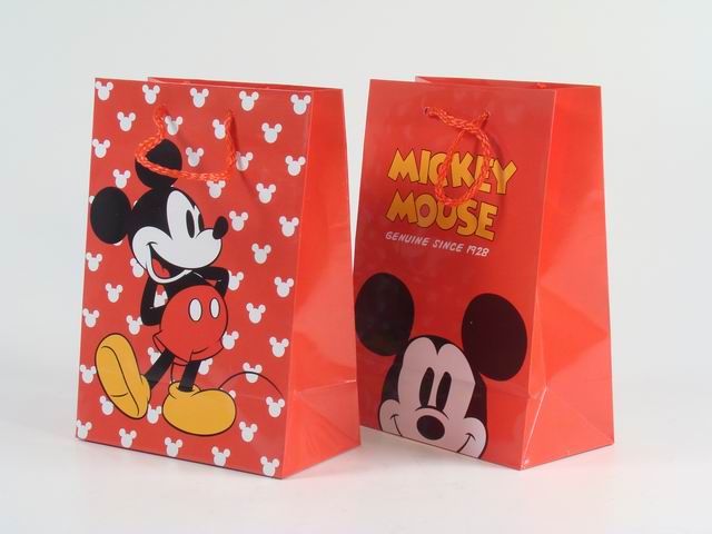 Paper bag mickey 23x16x9 64636
