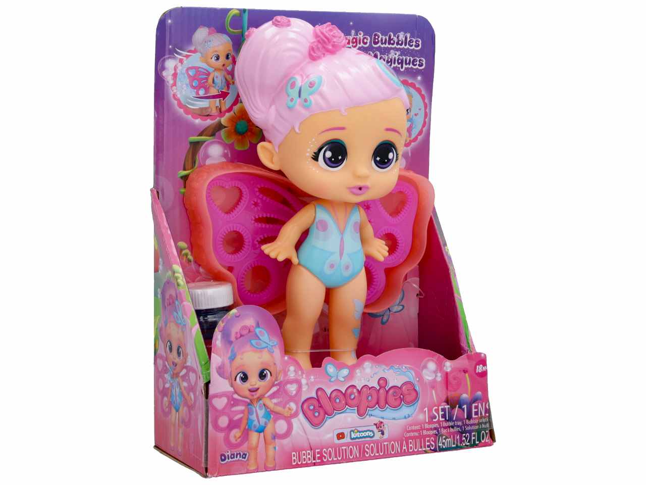 Bloopies Magic Bubbles Diana Bambola Fatina da Collezione - IMC Toys