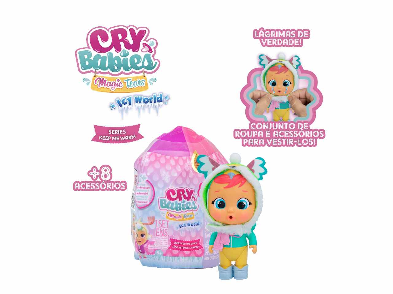 Cry babies magos tears icy world keep me warm88993$