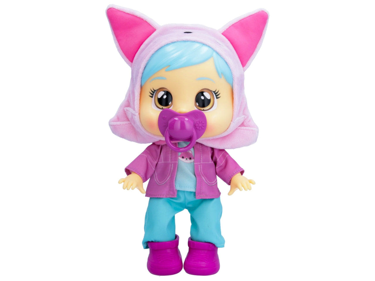 Imc bambola cry babies snowy days foxie