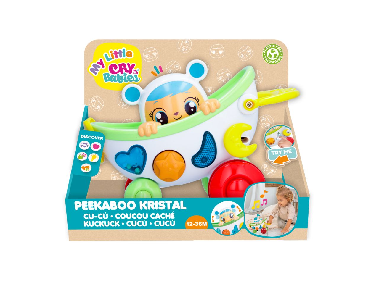 My little Cry Babies kristal peekabo Gioco Interattivo - IMC Toys