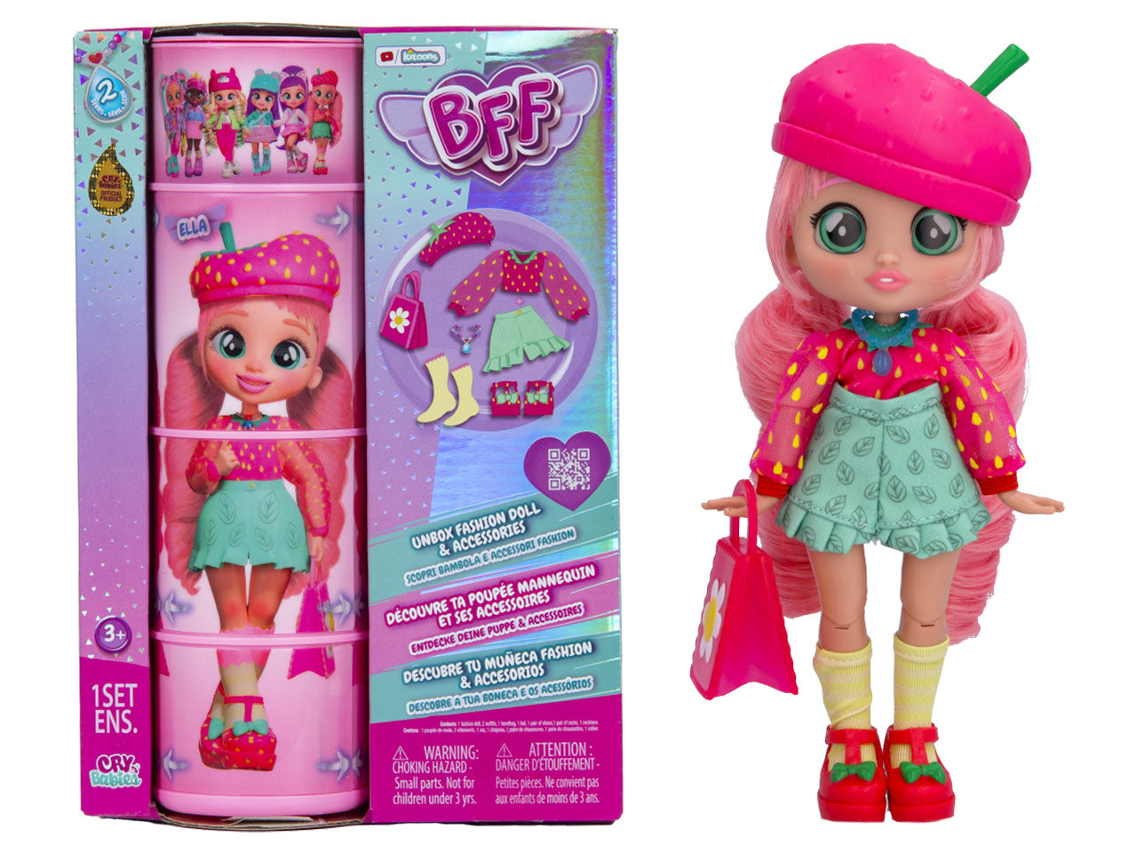 Bff By Cry Babies Ella Series 2 Bambola Fashion Collezionabile - IMC Toys