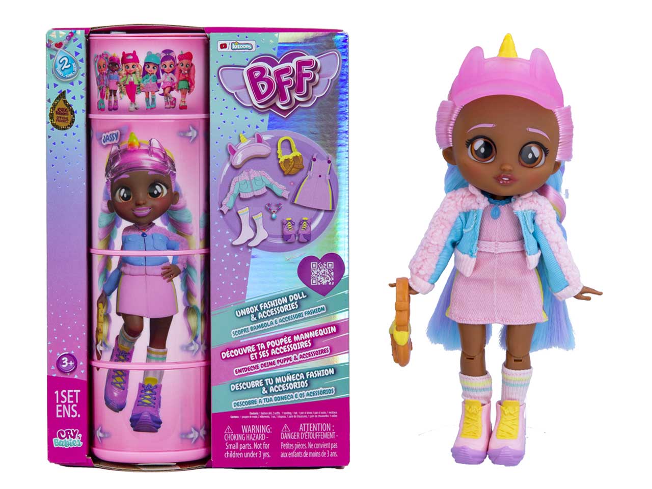 Bff By Cry Babies Jassy Series 2 Bambola Fashion Collezionabile - IMC Toys
