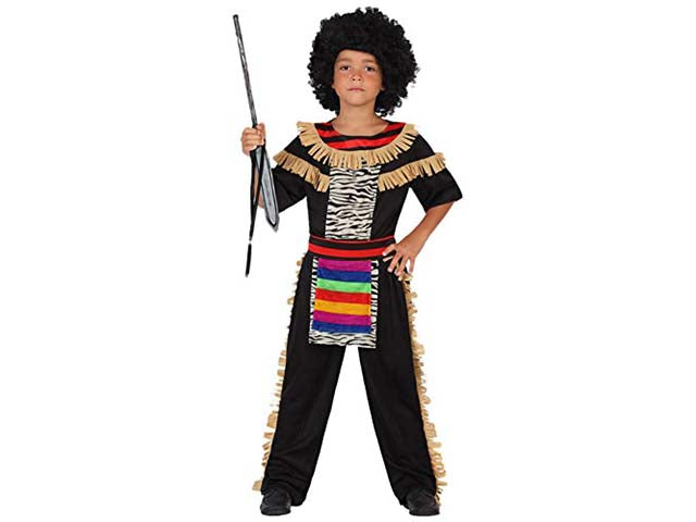 Costume zulu' tg.5-6 anni$