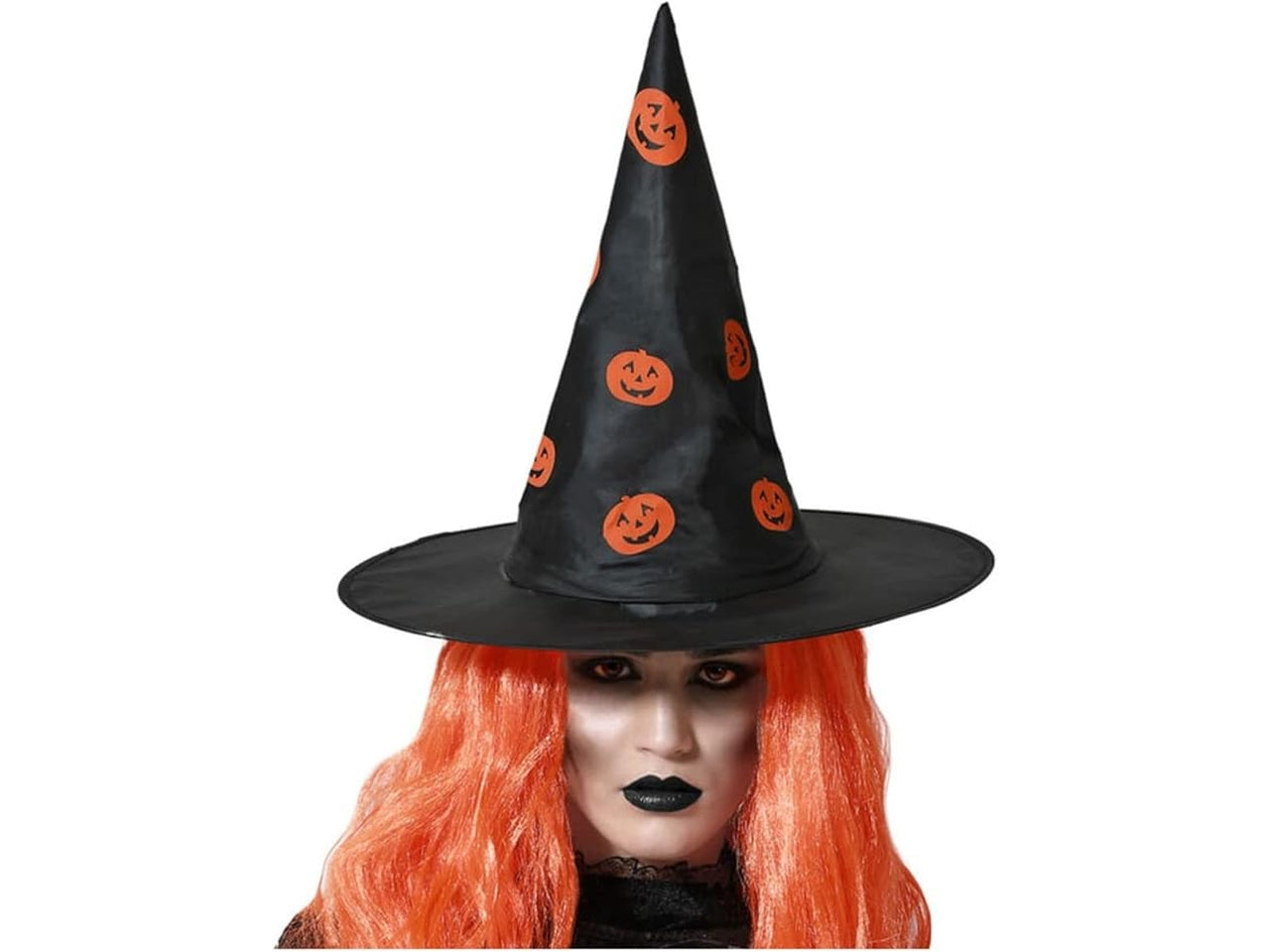 Cappello da strega con decorazioni zucche