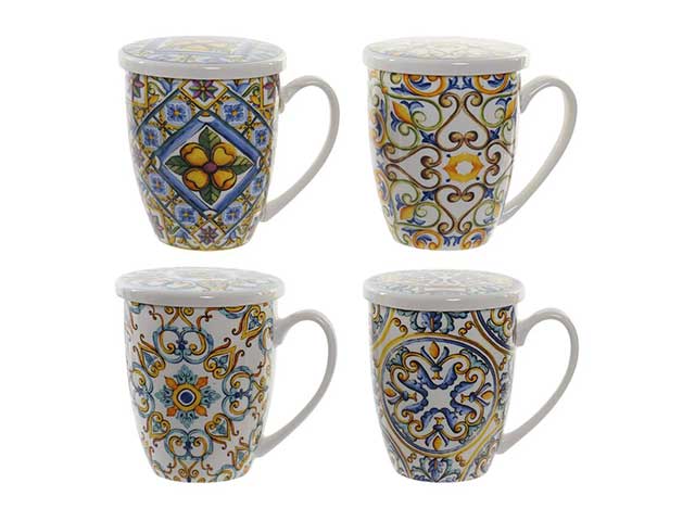 Tazza infusione porc.12x11cm lc-165148