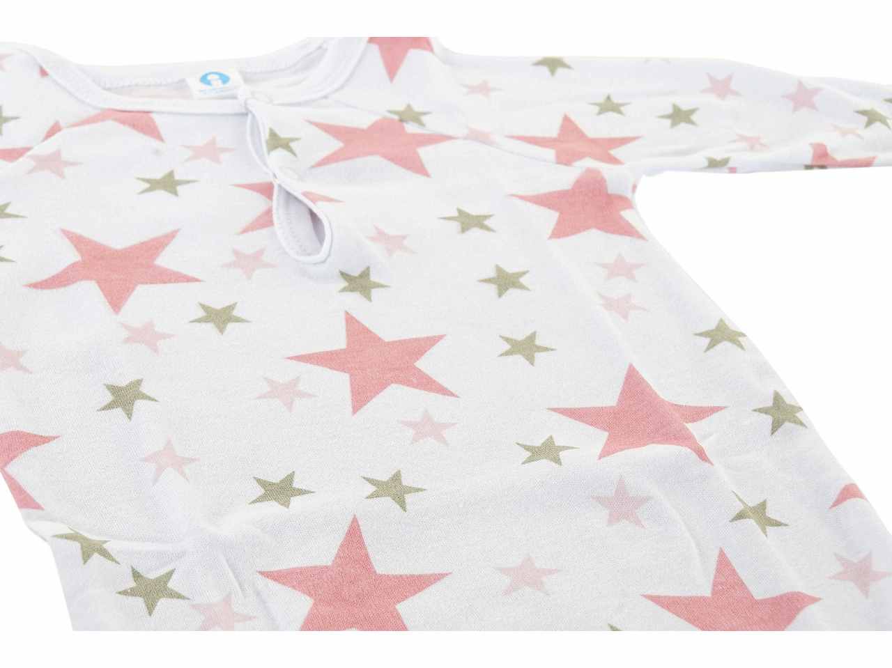 Set bebe' cotone 7 pezzi 0-6mesi stelle be-169983