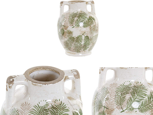 L.foglie vaso 17x17x22  ld-173360