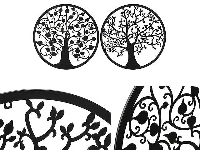 Decorazione parete metesta di 60cm albero dp-176257