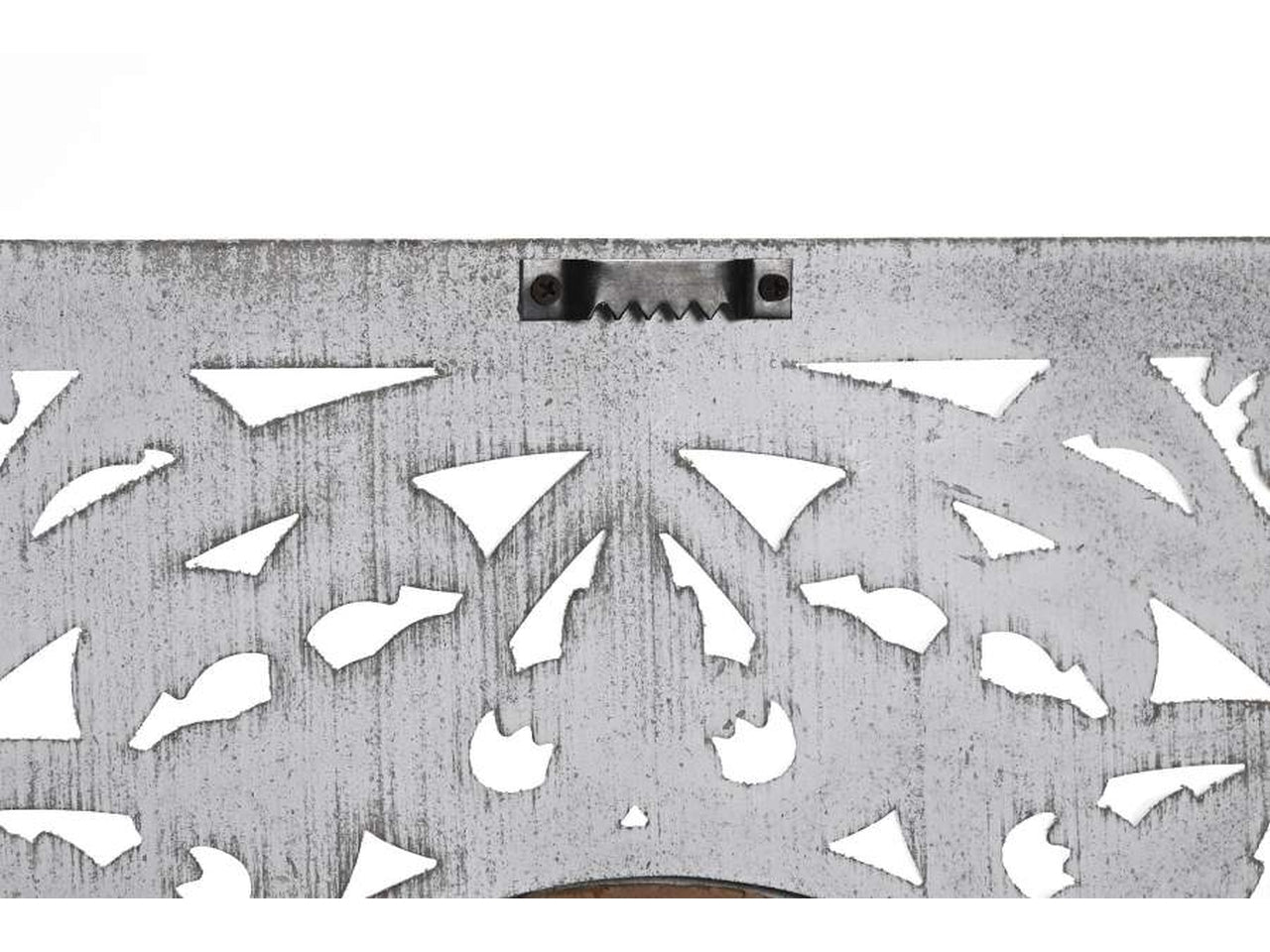 Decorazione rosone quadrato da parete boho bianco 37x37x2 cm - Item