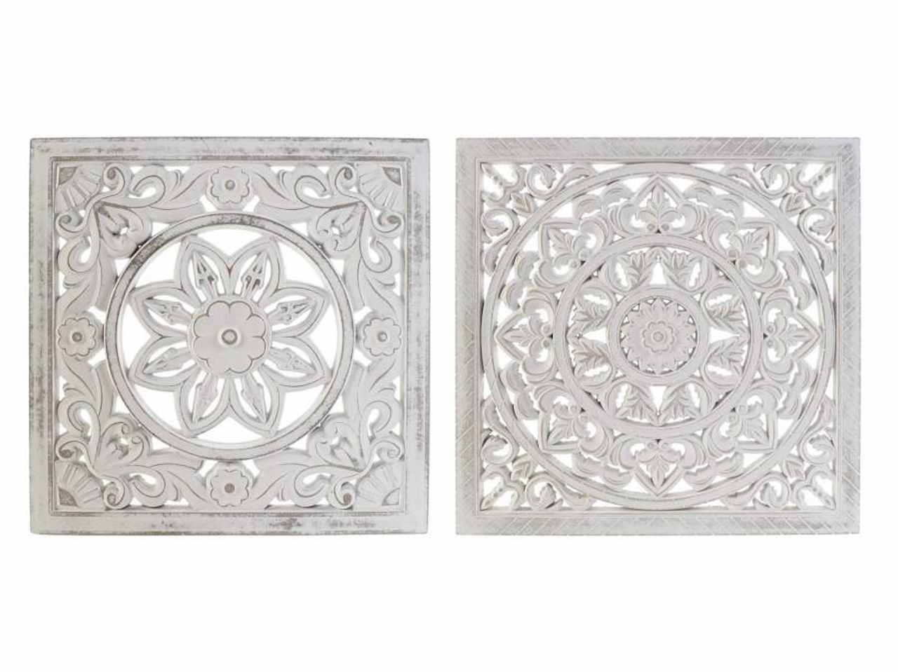 Decorazioni per le pareti mdf 40x2x40 2 mod.