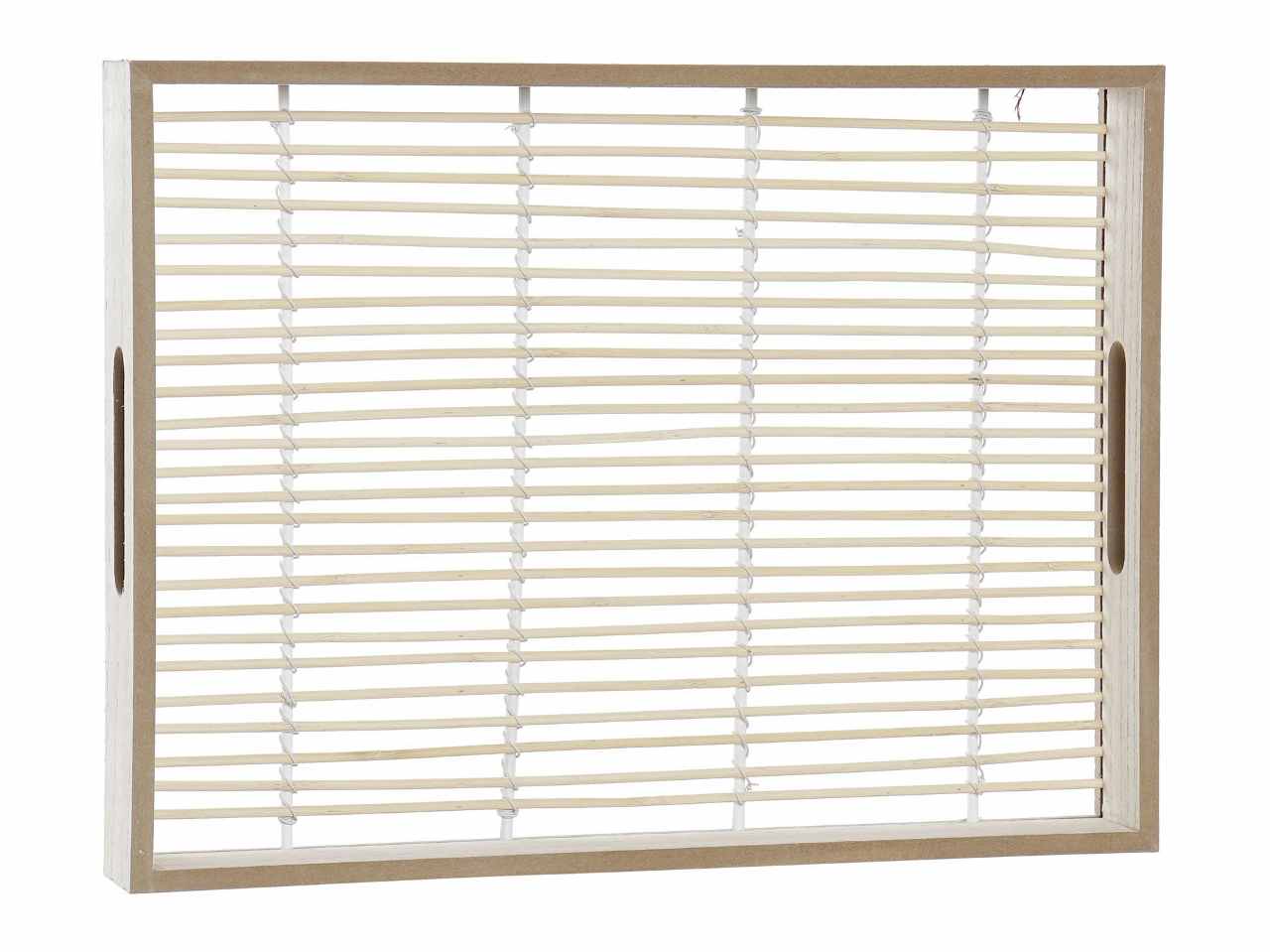 Vassoio dec.rattan 40x5x30 ld-181407