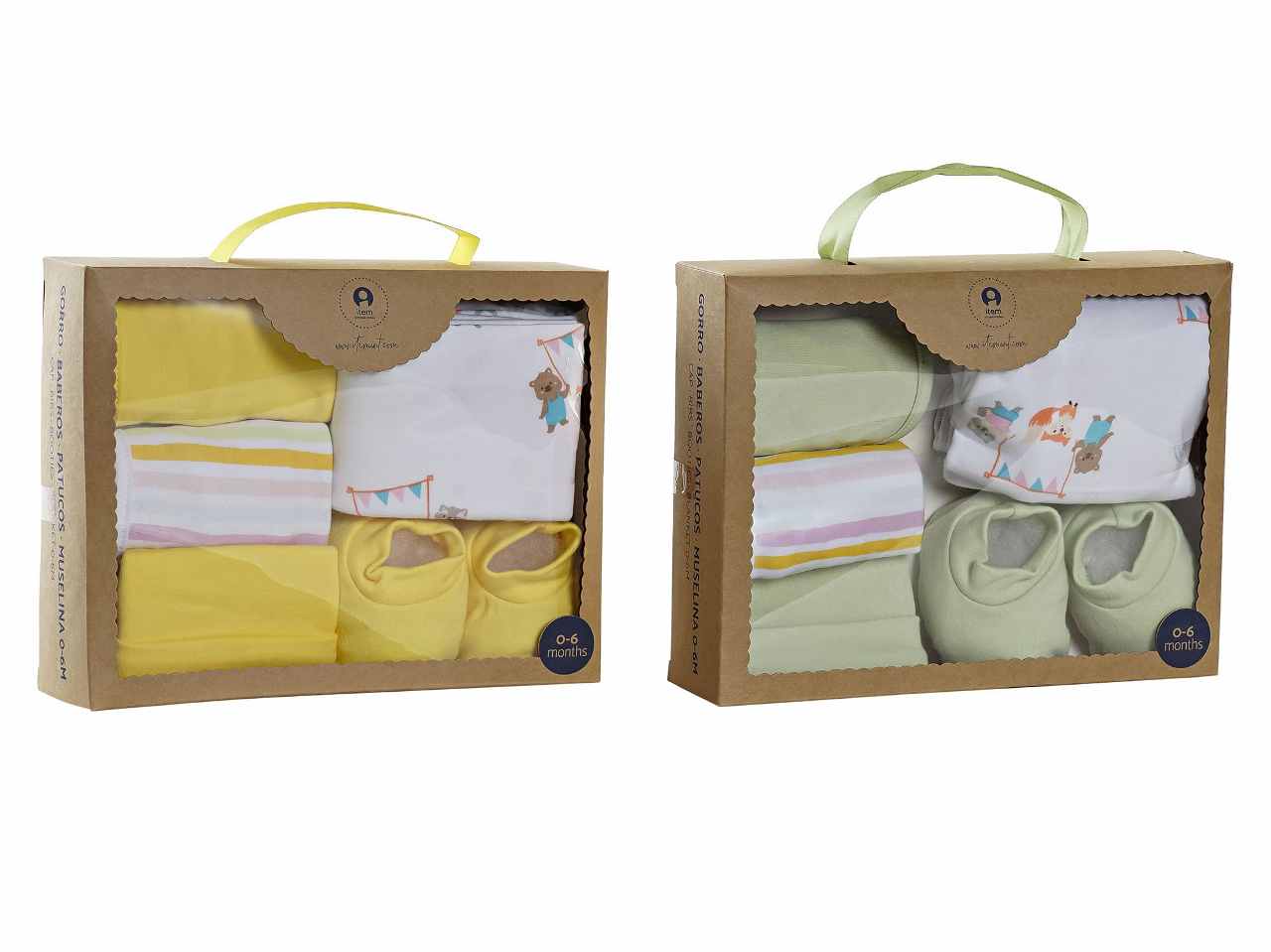 Set bebe' cotone 5 pezzi be-182683