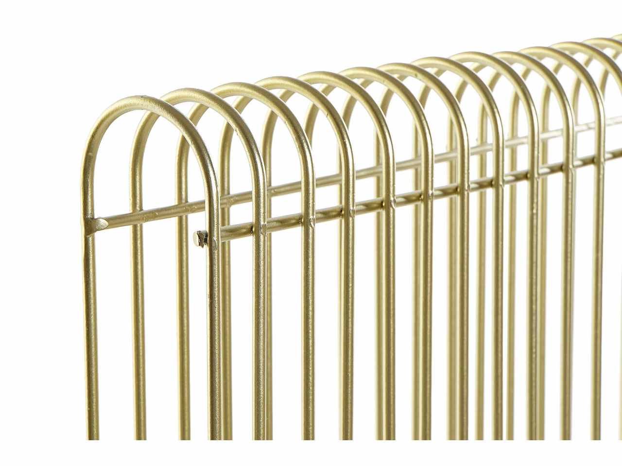 Porta riviste met.35x30x40 dorato mb-183634