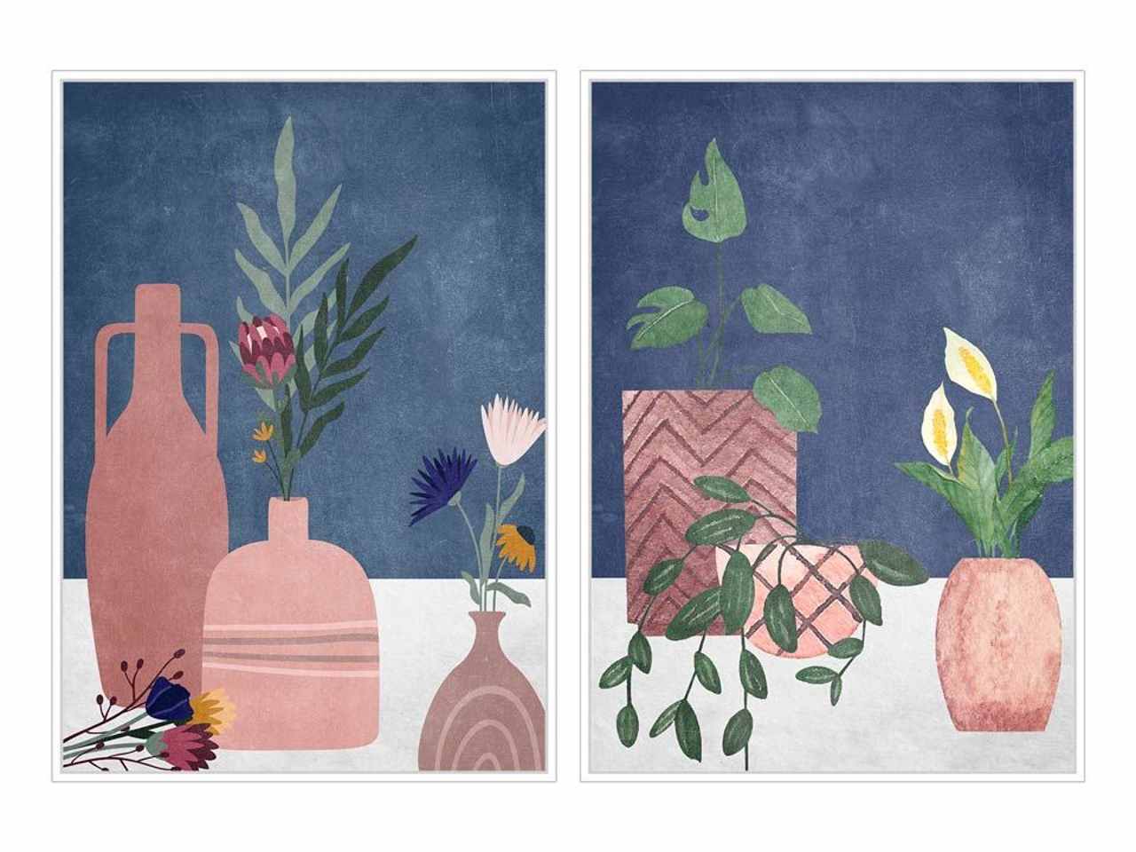 Quadro 53x4.3x73cm c/boccali cu-186965