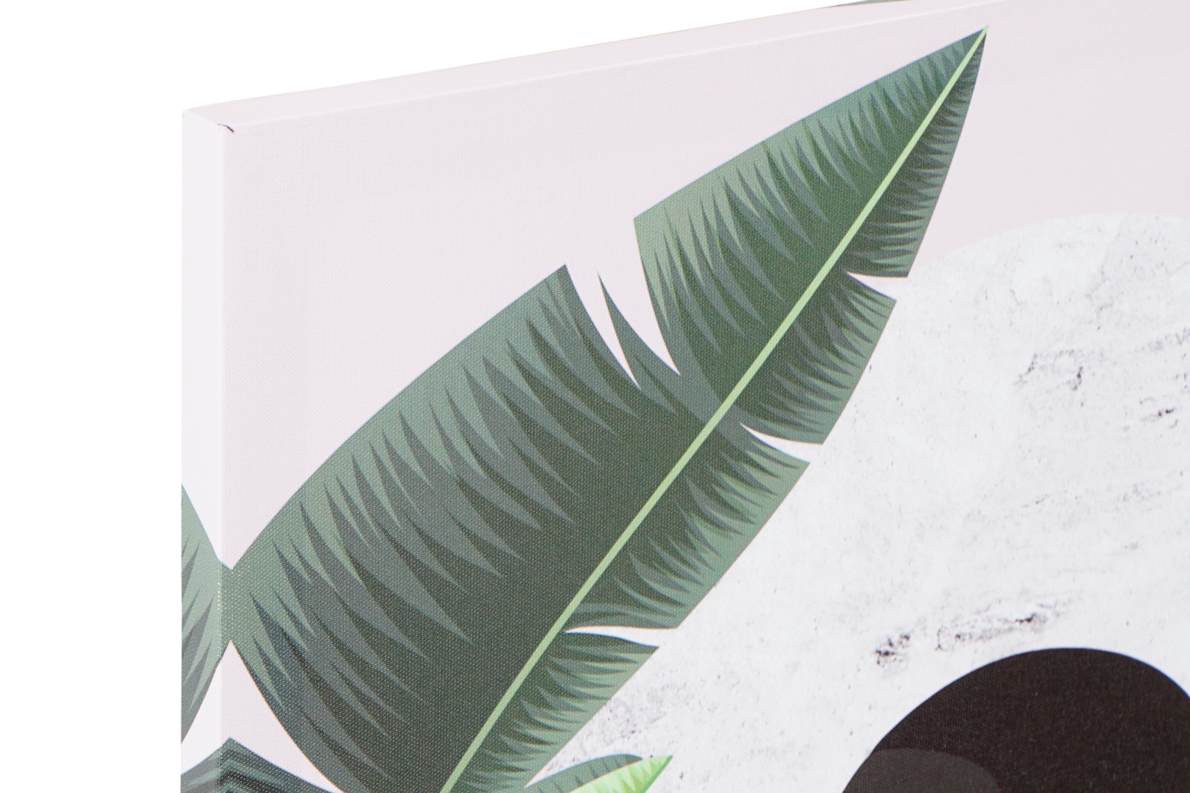Quadro tela in mdf 50x1,8x70cm decoro africana in 2 modelli assortiti