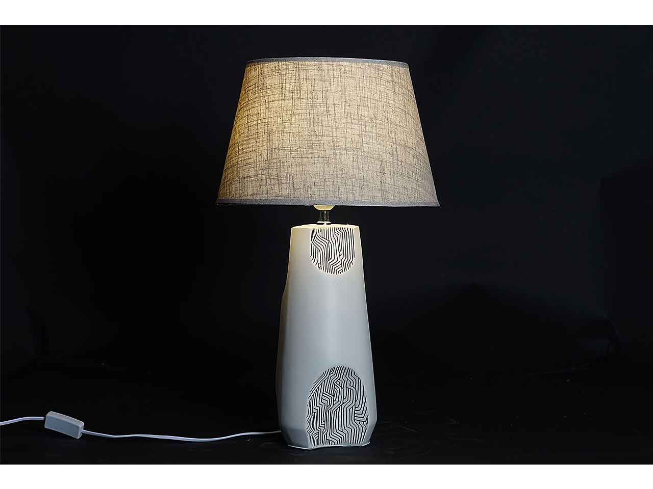 Lampada da tavolo 35x35x58 astratto ld-189623