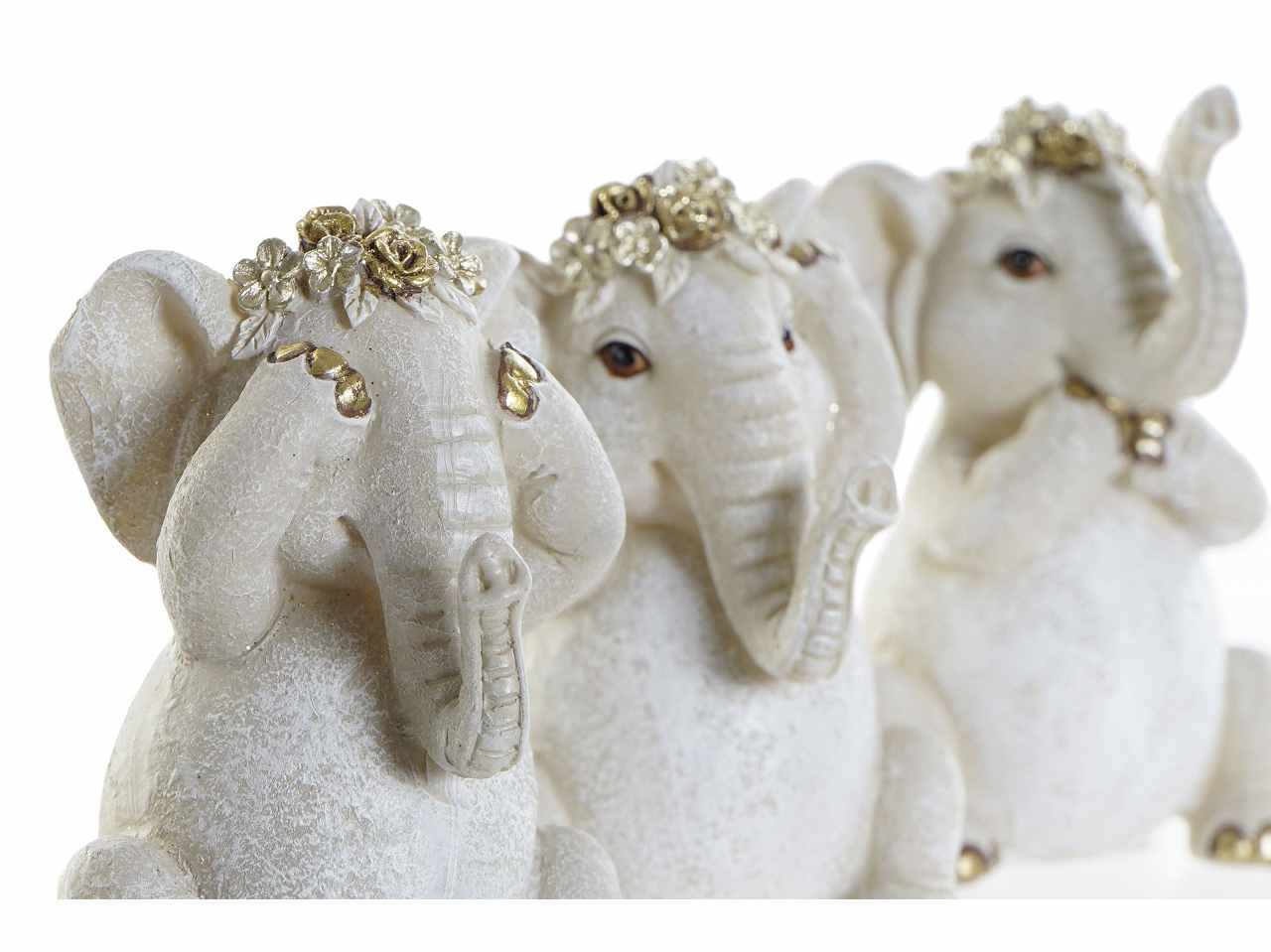 Figura resina 6,5x6,5x10 elefante 3 mod.