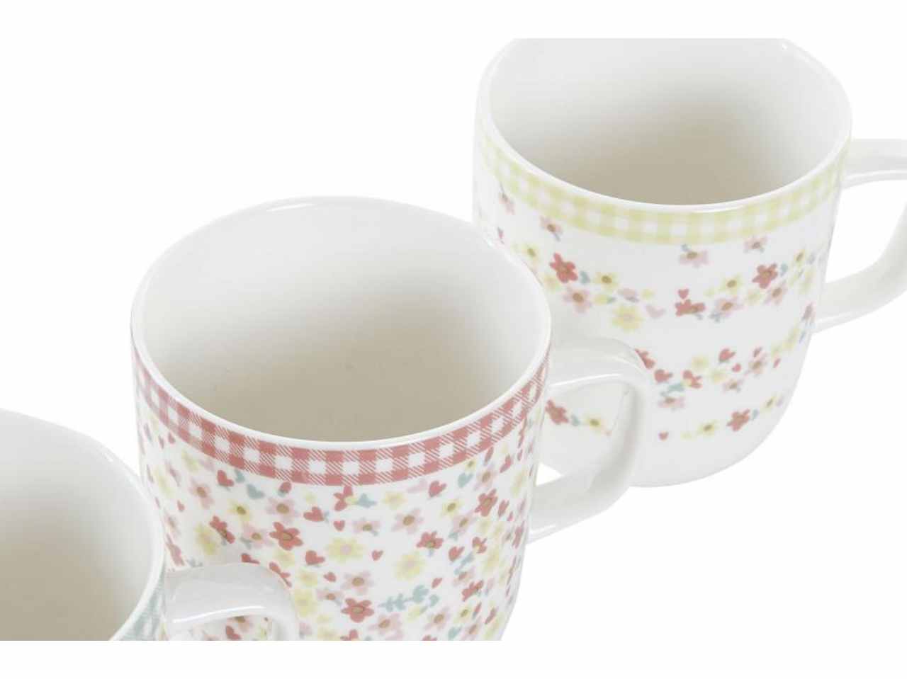 Tazza porcellana 12x8,5x10 380ml, 3 mod.