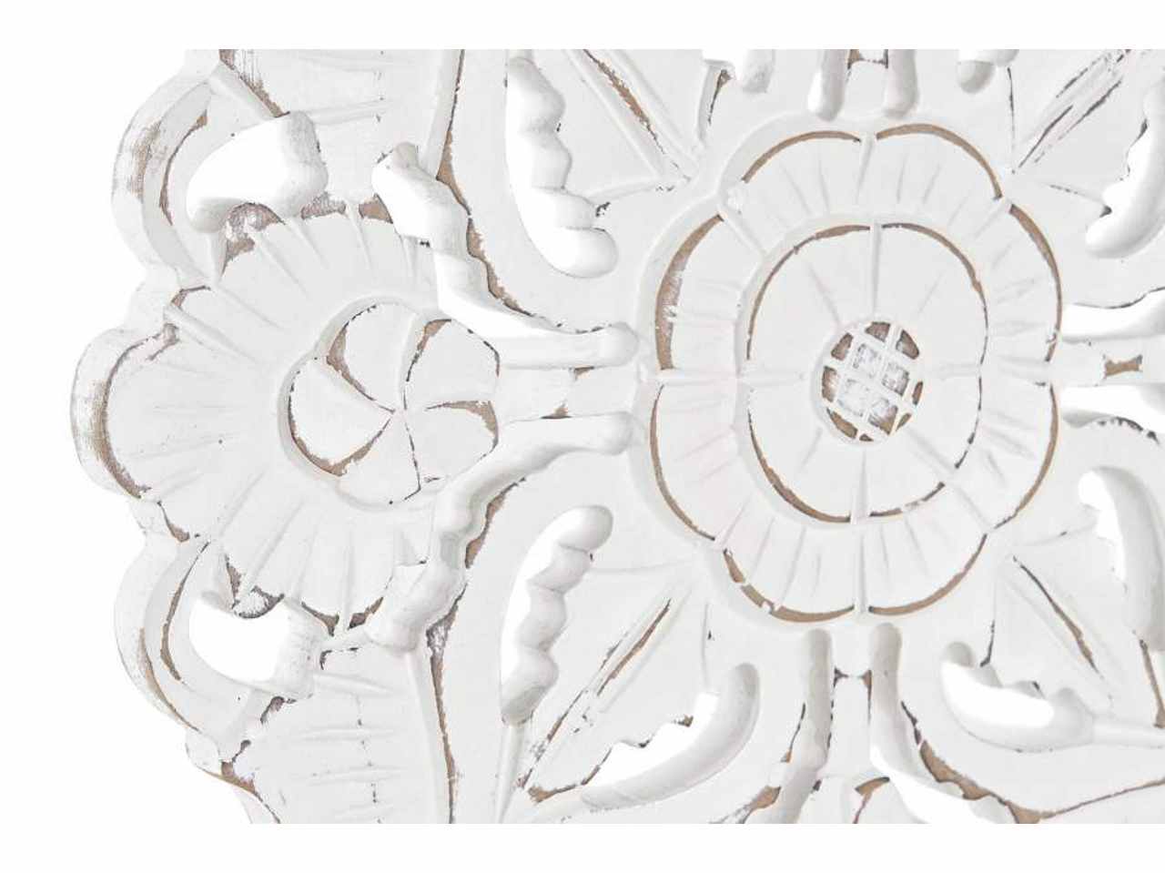 Decorazione in legno per pareti 30x2x30cm in stile etnico