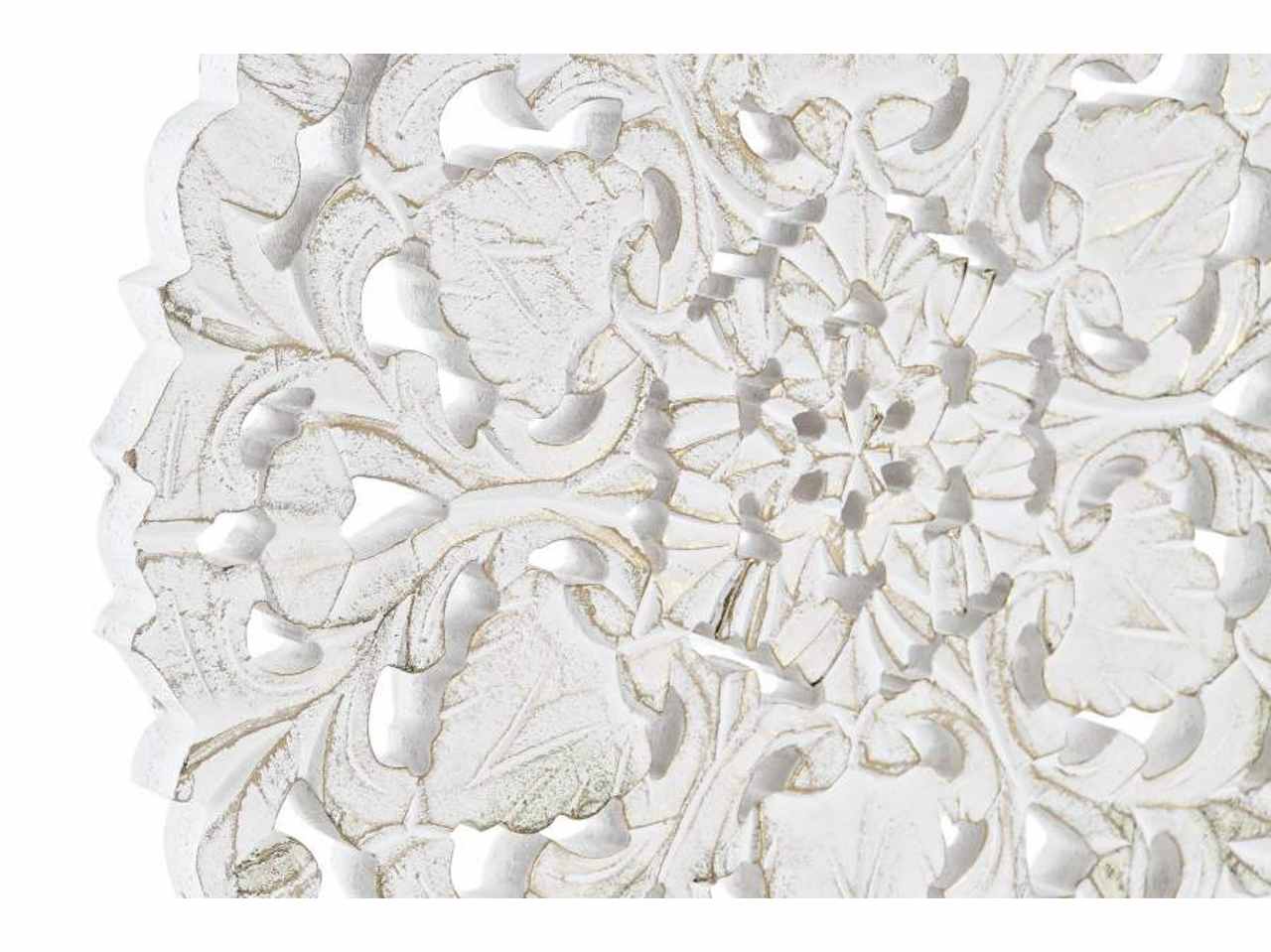 Decorazione in legno per pareti 30x2x30cm in stile etnico