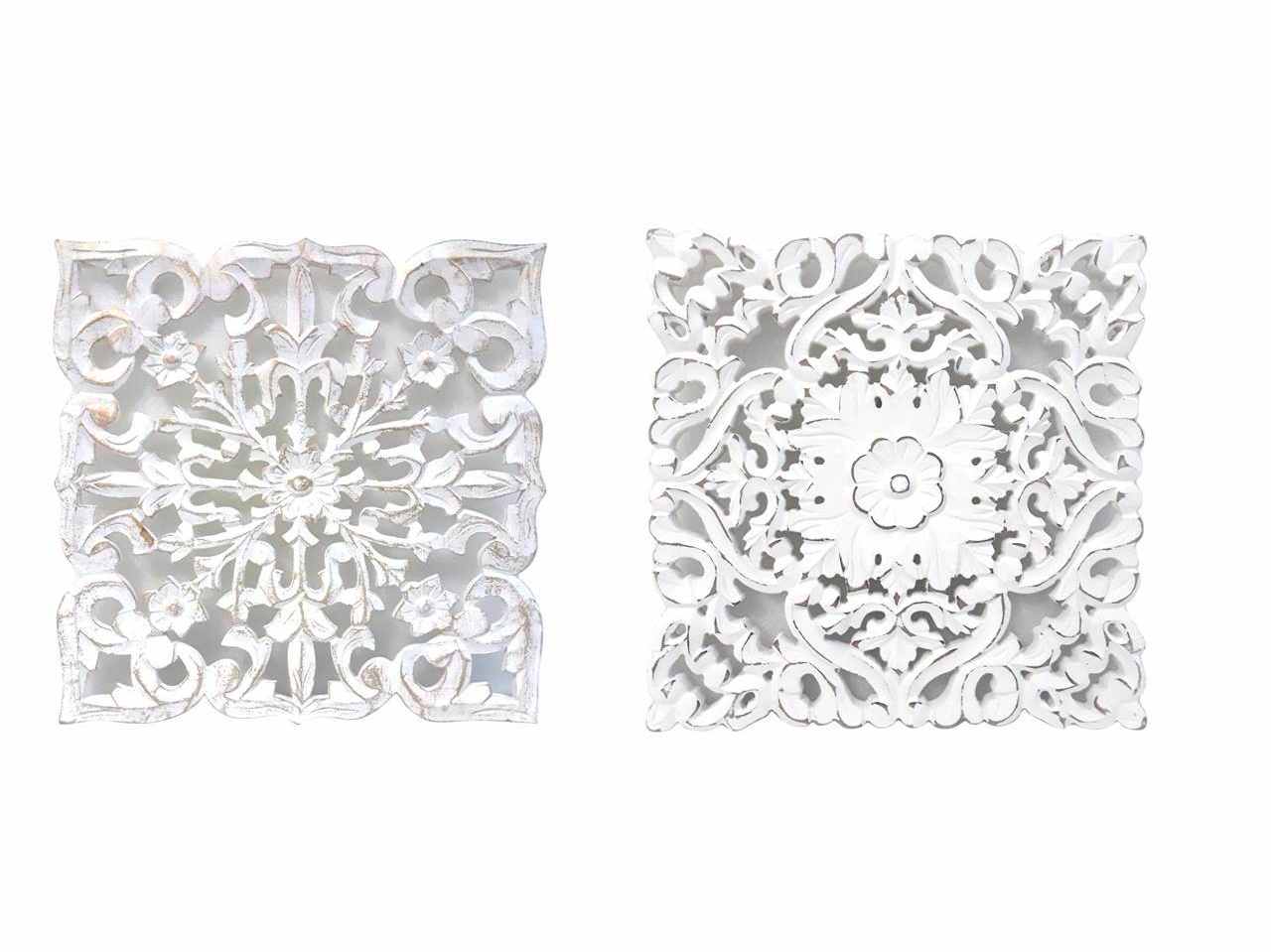 Decorazioni per le pareti mdf 30x2x30 mandala 2 mo