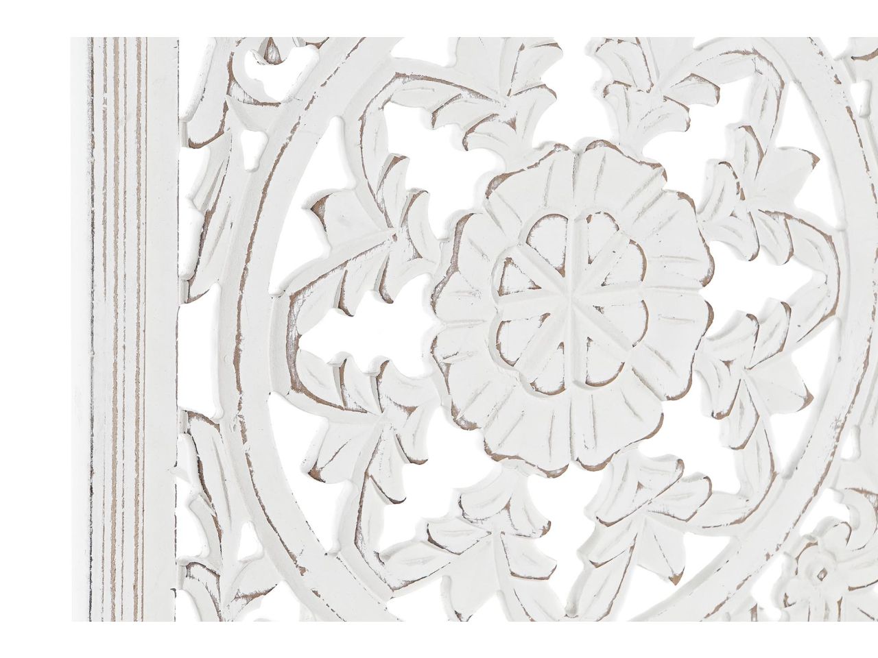 Decorazione per parete 40x40x2cm in mdf con decoro mandala in 2 assortimenti