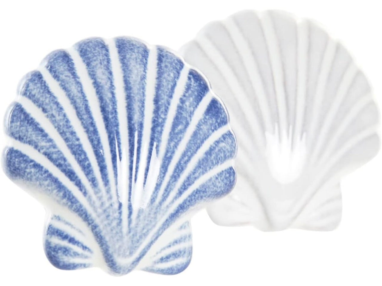 Pomello in gres porcellana misura 4x4x3,5cm conchiglia in 2 modelli assortiti