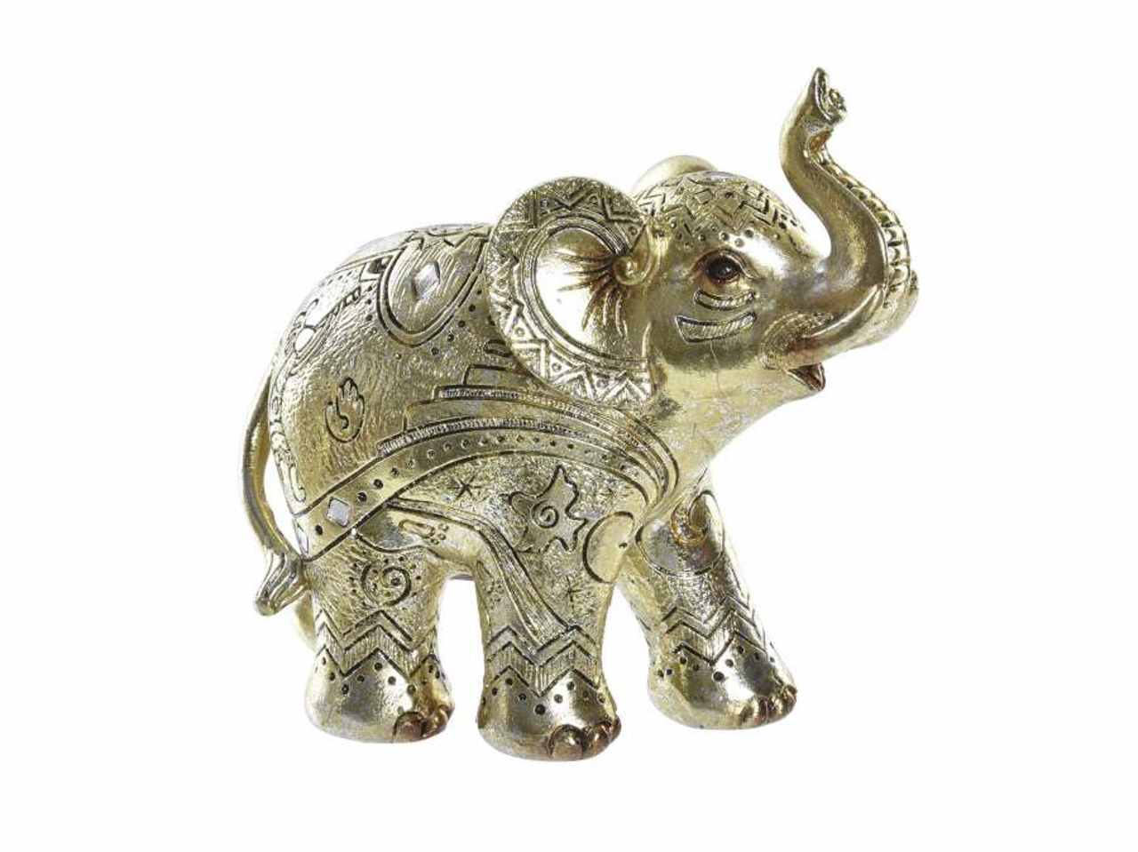ELEFANTE 13X6X13cm colore oro