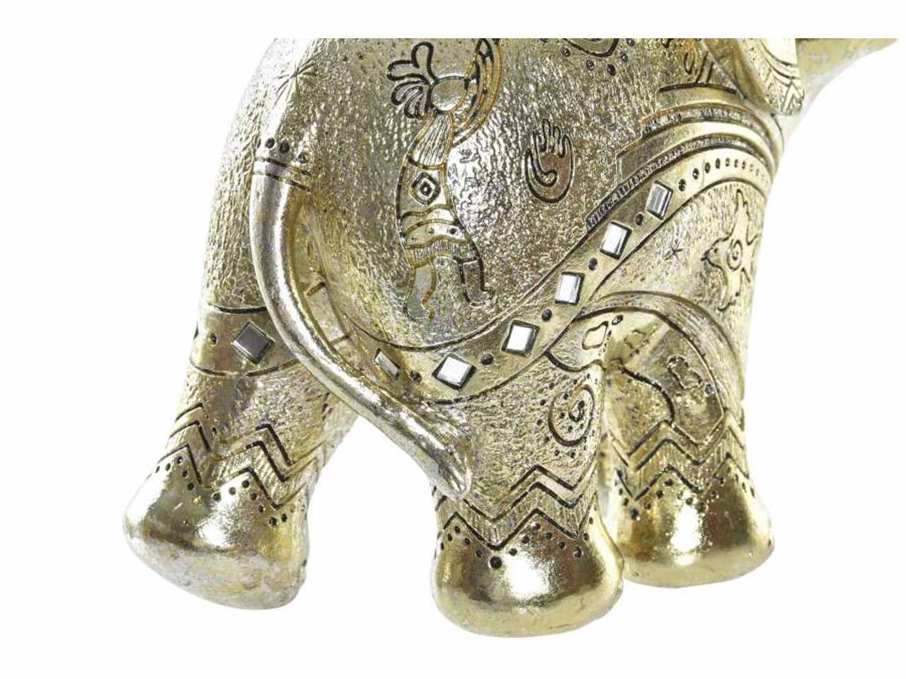 Elefante 19x8x18cm colore oro