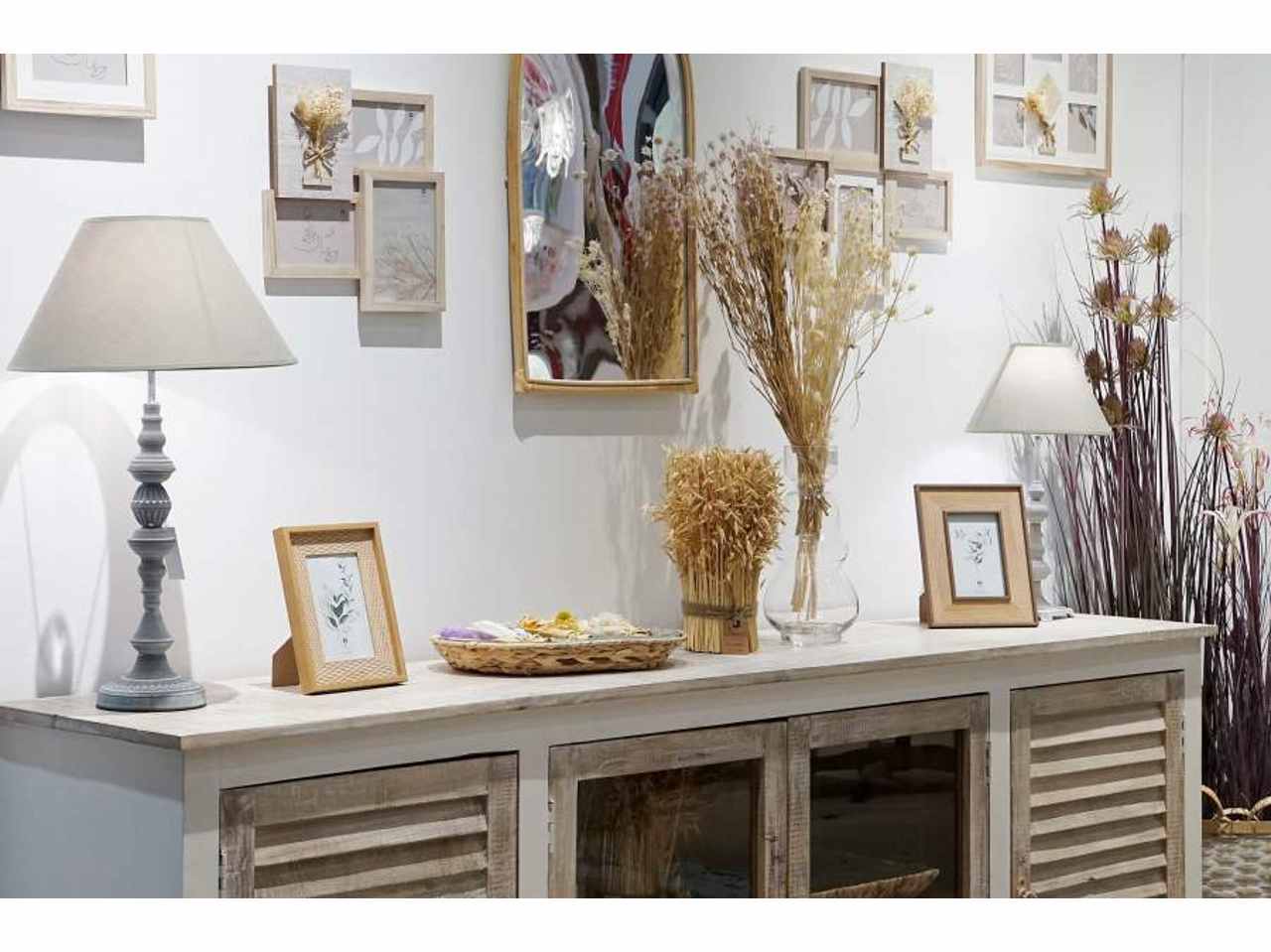 Cornice portafoto 10x15cm mdf 19x1,5x24cm naturale
