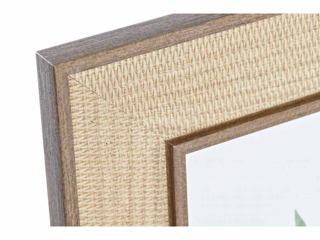 Cornice portafoto 20x25cm mdf 29x1,5x34cm naturale