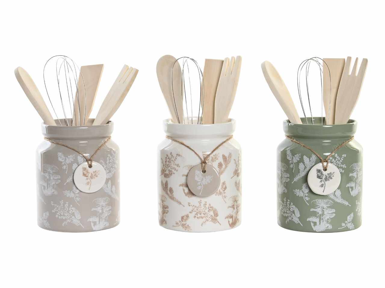 Porta utensili  set 5 pezzi dolomite 12x12x25 1 l,