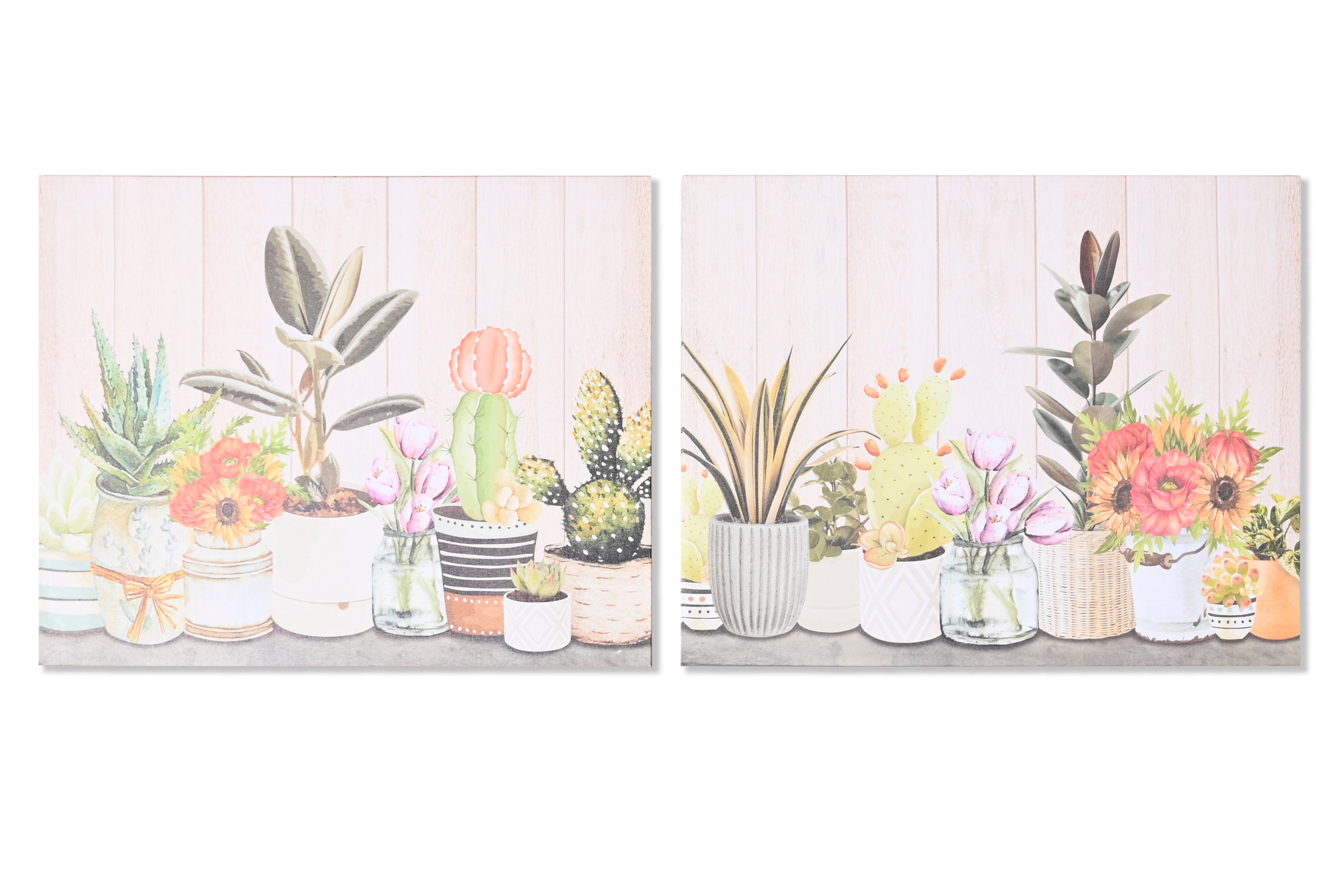 Quadro tela in mdf 50x1,8x40cm in 2 modelli assortiti