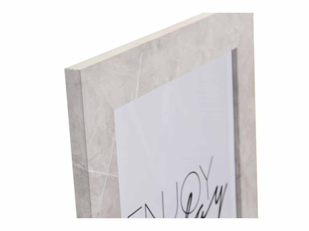 Cornice portafoto 20x25cm mdf cristallo 26x1,5x31cm 2 assortimenti
