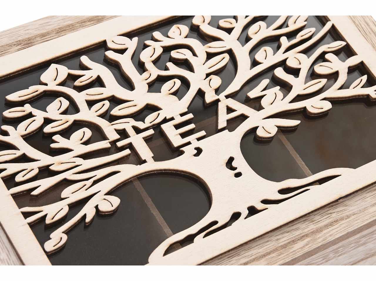 Scatola infusioni mdf cristallo 24x16x8 albero