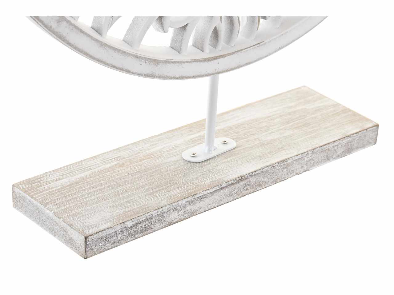 Decorazione mdf metallo 39x7x47 albero consumato