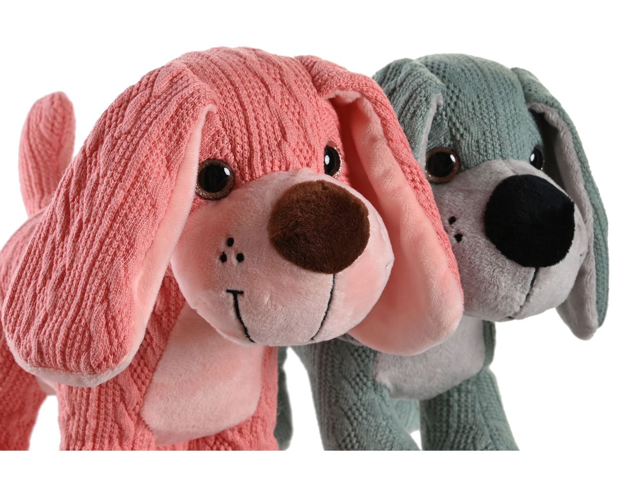 Peluche cagnolino in poliestere 20x20x25cm 2 modelli assortiti